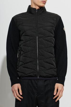 Moncler Quilted-front cardigan