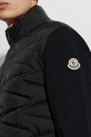 Moncler Quilted-front cardigan