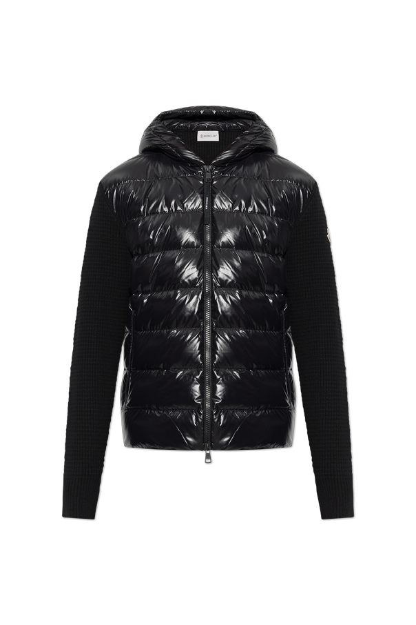 Cardigan with quilted front od Moncler