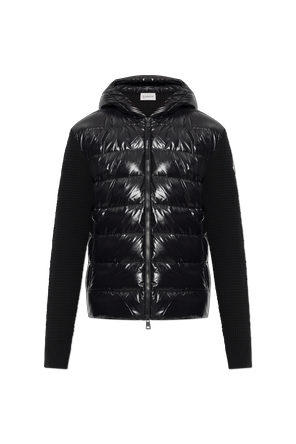 Cardigan with quilted front