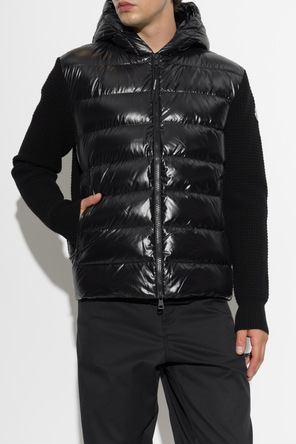 Moncler Cardigan with quilted front