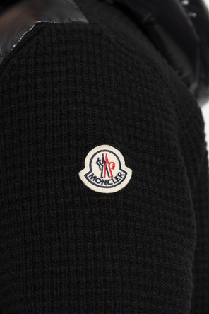 Moncler Cardigan with quilted front