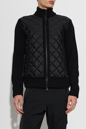 Moncler Quilted-front cardigan