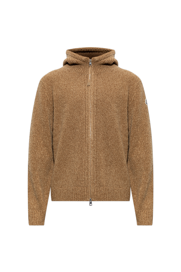 Wool cardigan with hood od Moncler