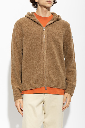 Moncler Wollcardigan mit Kapuze