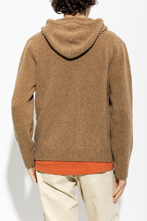 Moncler Wollcardigan mit Kapuze