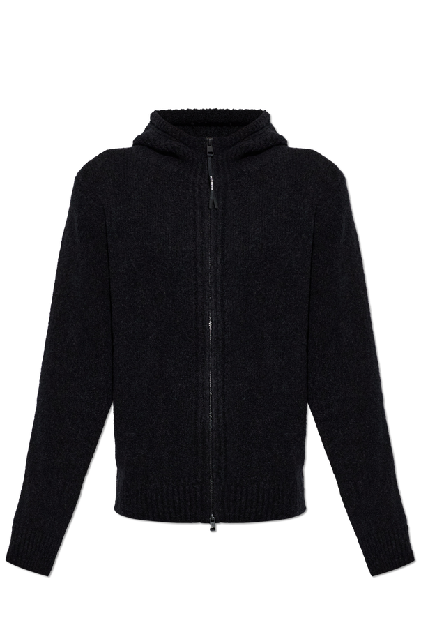 Moncler Wool cardigan with hood