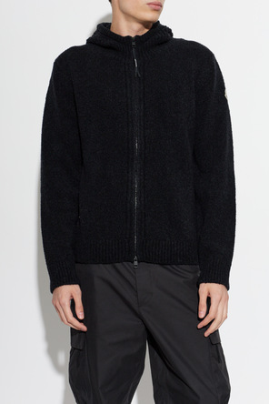Moncler Wool cardigan with hood