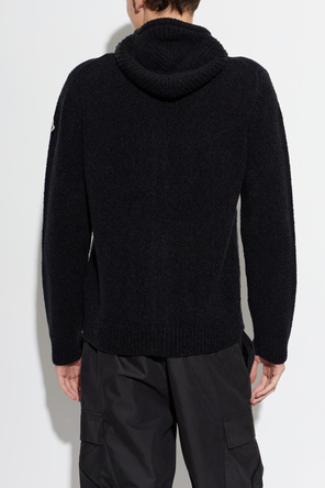 Moncler Wool cardigan with hood