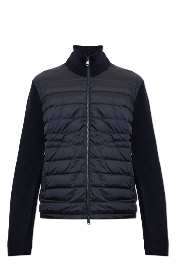 Cardigan with quilted front od Moncler