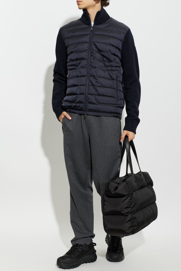 Moncler Cardigan with quilted front