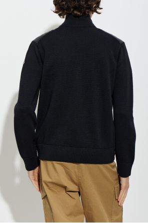 Moncler Cardigan with quilted front