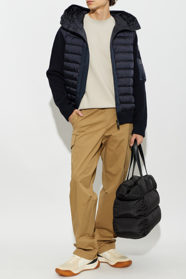 Moncler Cardigan with quilted front