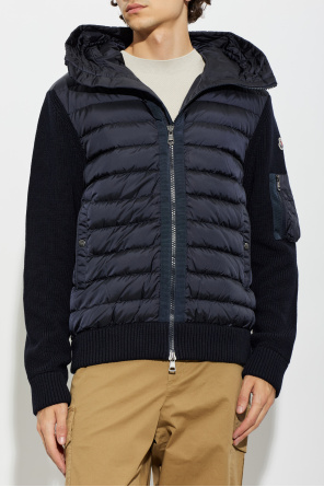 Moncler Cardigan with quilted front