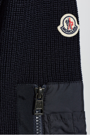 Moncler Cardigan with quilted front