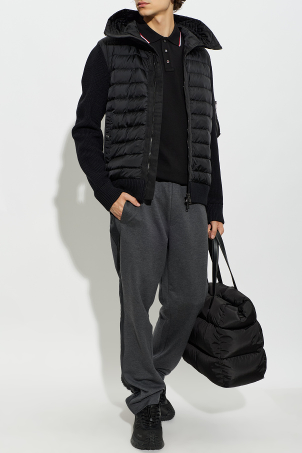 Moncler Cardigan with quilted front