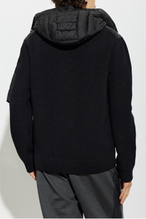 Moncler Cardigan with quilted front