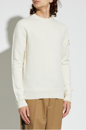 Moncler Sweter z kieszenią na rękawie