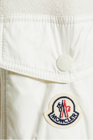 Moncler Sweter z kieszenią na rękawie