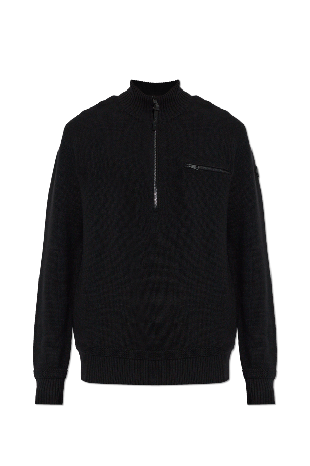 Wool sweater with pocket od Moncler