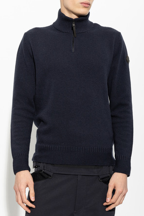 Moncler Pullover mit Logo-Patch