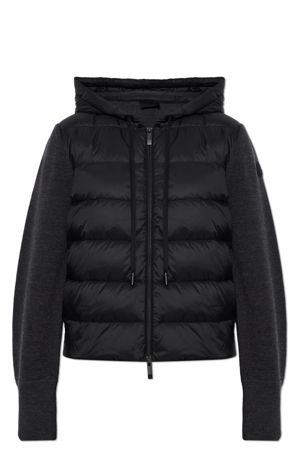 Cardigan with quilted front od Moncler