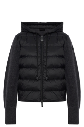 Cardigan with quilted front