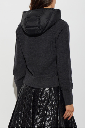 Moncler Cardigan with quilted front