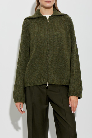 Moncler Sweater with logo patch