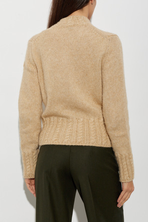Moncler Cardigan with logo patch