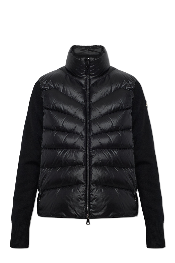 Cardigan made of combined fabrics od Moncler