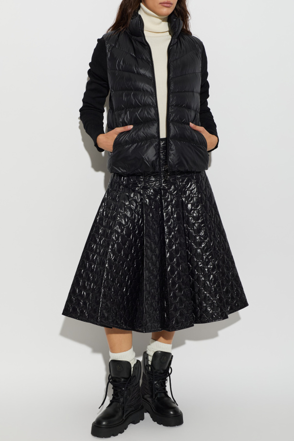 Moncler Cardigan made of combined fabrics