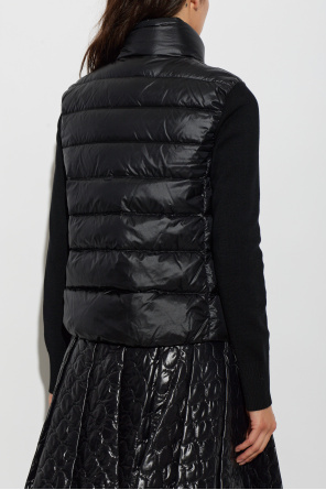 Moncler Cardigan made of combined fabrics