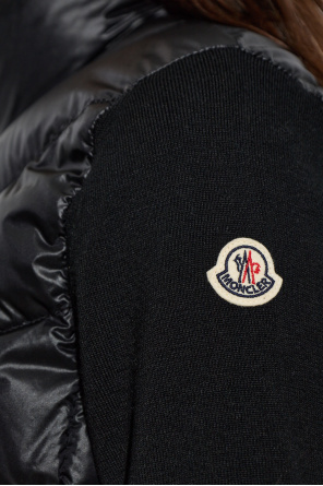 Moncler Cardigan made of combined fabrics