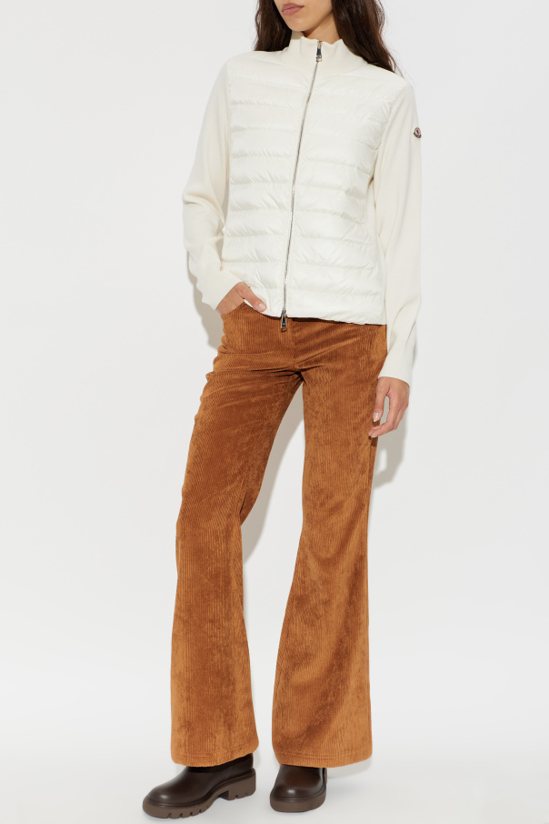 Moncler Cardigan with down filling
