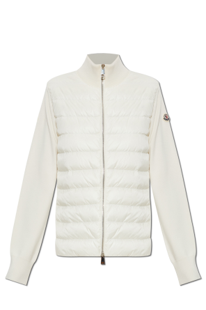 Cardigan with down filling