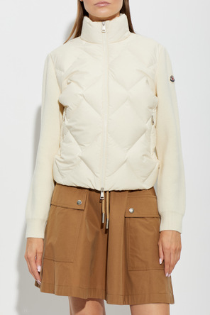Moncler Cardigan mit gestepptem Vorderteil