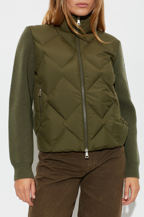Moncler Cardigan with quilted front