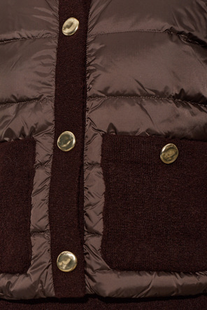 Moncler Cardigan with quilted front