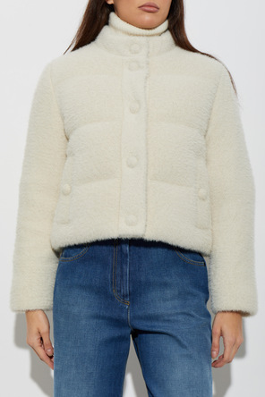 Moncler Daunenjacke mit Logo-Patch