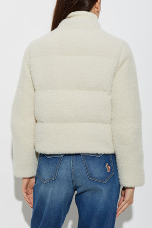 Moncler Daunenjacke mit Logo-Patch