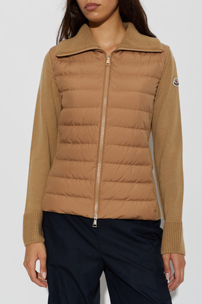 Moncler Cardigan mit gestepptem Vorderteil