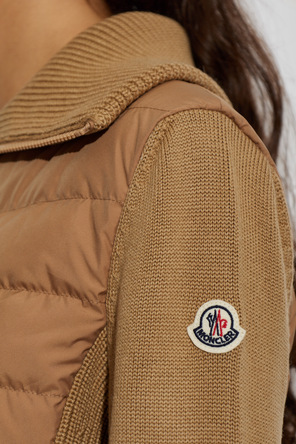 Moncler Cardigan mit gestepptem Vorderteil