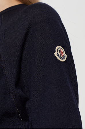 Moncler Wełniany top z okrągłym dekoltem