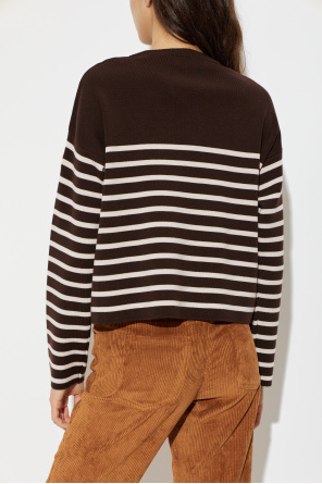 Moncler Wool sweater with striped pattern