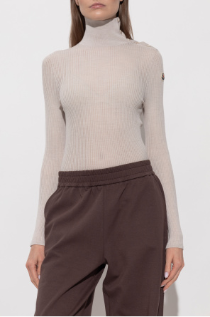 Moncler Woll-Turtleneck mit Stehkragen