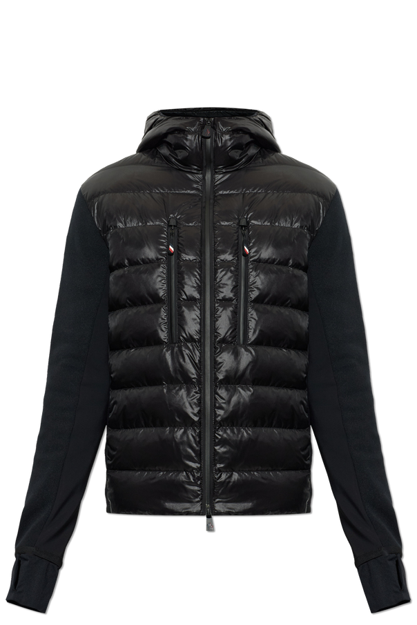 Moncler Grenoble Wool jacket with a down-filled front