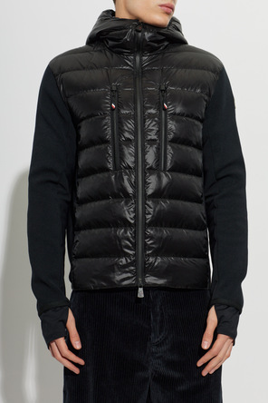 Moncler Grenoble Wool jacket with a down-filled front