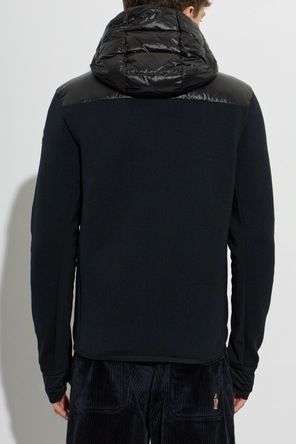 Moncler Grenoble Wool jacket with a down-filled front
