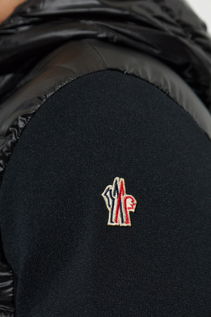 Moncler Grenoble Wool jacket with a down-filled front